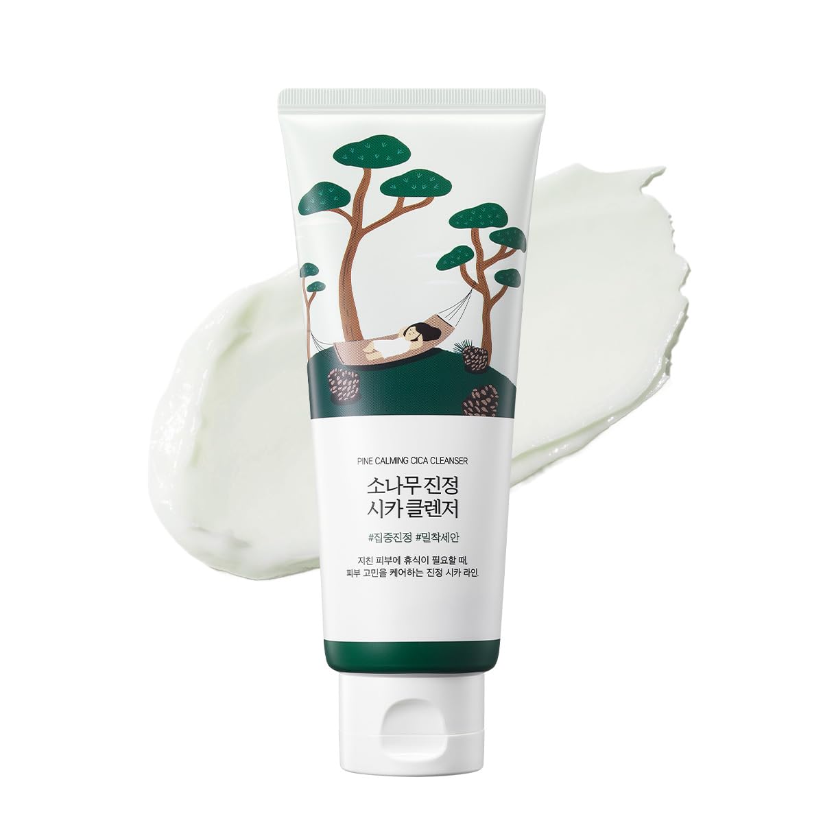 ROUND LAB 1025 Dokdo Cleanser 10.14 Fl Oz, Low pH Facial Cleanser for Sensitive Skin, Rich Soft Bubbles for Deep Cleansing and Makeup Removal, Hydrating Face Wash with Deep Sea Water, Korean Skin Care