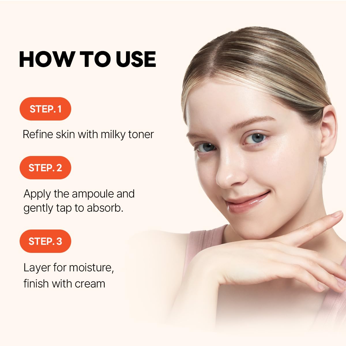 ROUND LAB Soybean Panthenol Ampoule 1.69 Fl Oz, Deep Hydration Serum with Nano Niosome Panthenol, and Ceramides for Skin Barrier Strengthening and Non Sticky Moisture Retention, Korean Skincare