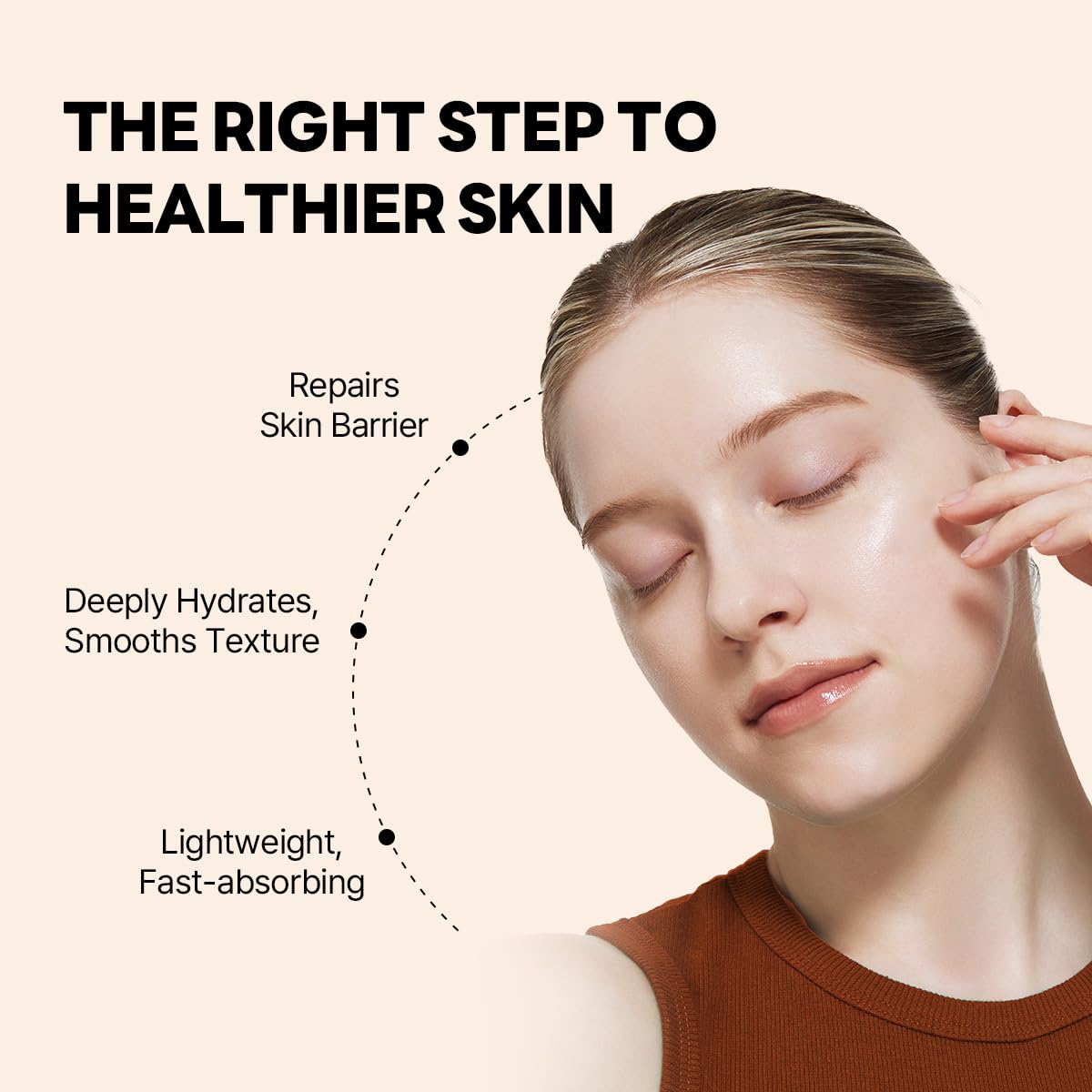 ROUND LAB Soybean Panthenol Ampoule 1.69 Fl Oz, Deep Hydration Serum with Nano Niosome Panthenol, and Ceramides for Skin Barrier Strengthening and Non Sticky Moisture Retention, Korean Skincare