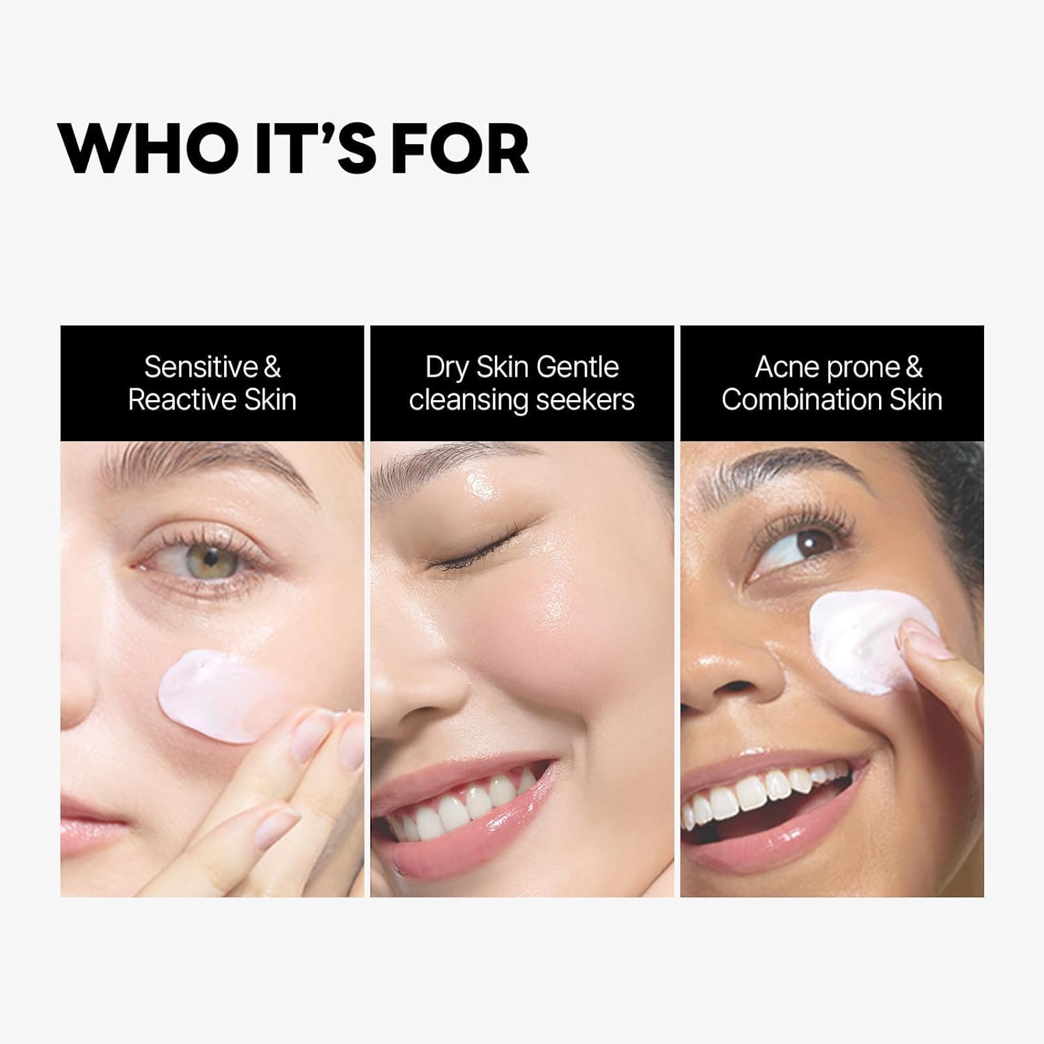 ROUND LAB 1025 Dokdo Cleanser 10.14 Fl Oz, Low pH Facial Cleanser for Sensitive Skin, Rich Soft Bubbles for Deep Cleansing and Makeup Removal, Hydrating Face Wash with Deep Sea Water, Korean Skin Care