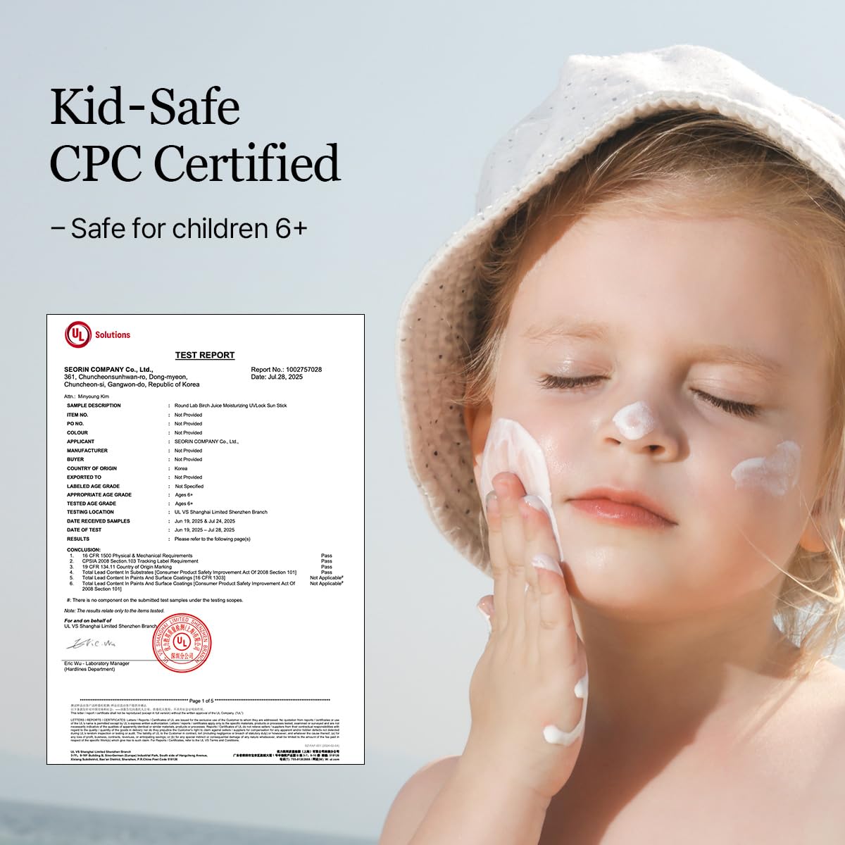 ROUND LAB Birch Juice Moisturizing Sun Stick SPF 50 | Korean Sunscreen Stick for face and body, No White Cast, Outdoor & Travel-Friendly 0.67oz