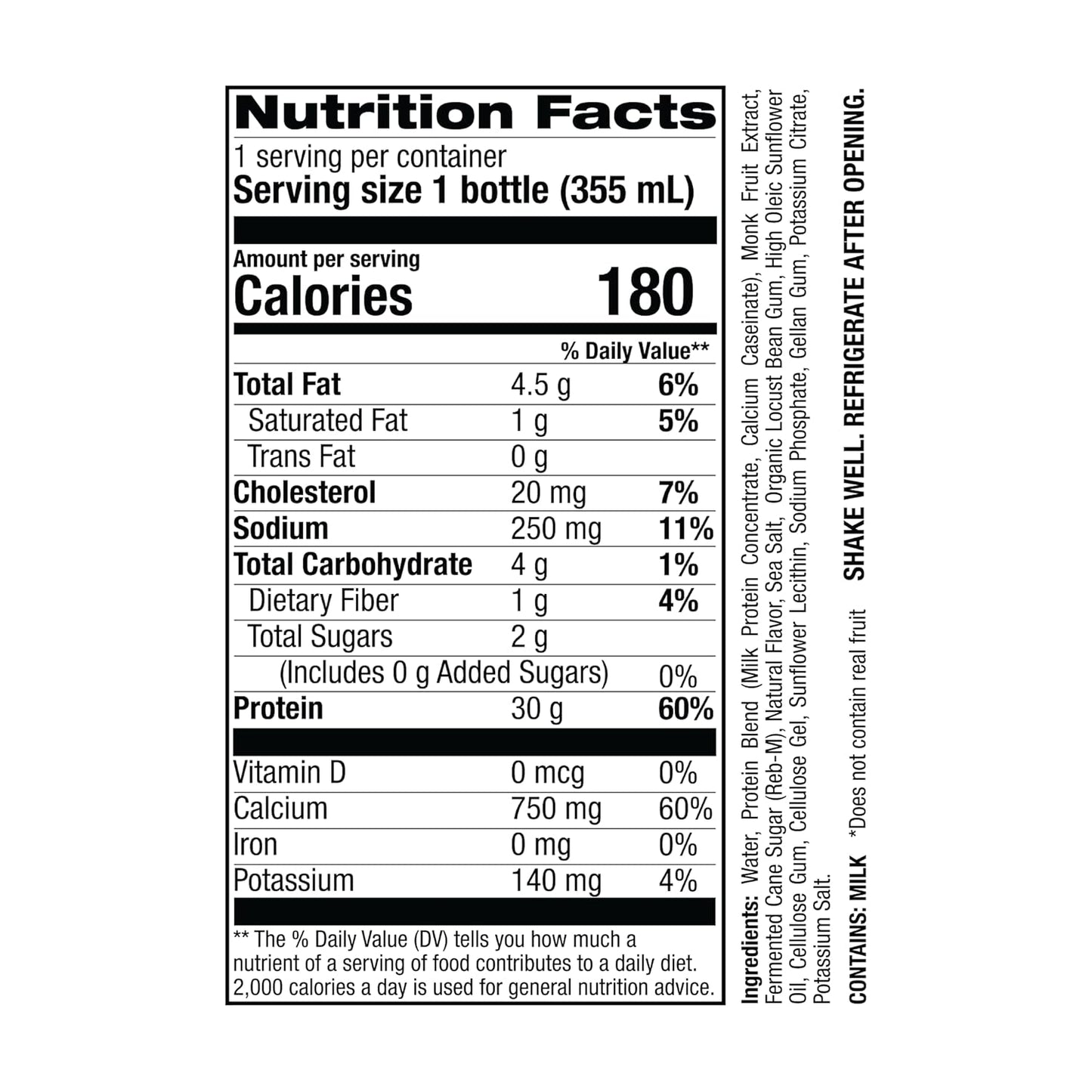 Jocko Mölk 30g Grass Fed Protein Shakes – No Added Sugar Protein Drinks KETO Friendly - Ready to Drink 12 FL Oz (Pack of 12) Banana Cream